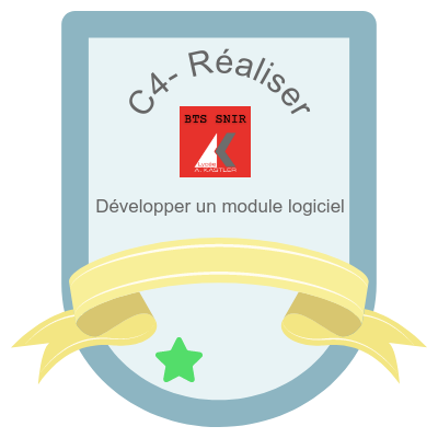 Exemple de badge